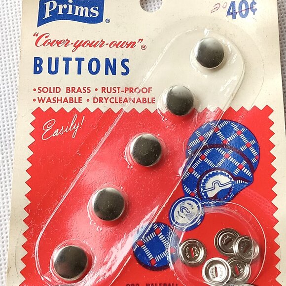 ๐ฏ 10 for $10 / Vintage Prims Cover your own Buttons - Picture 3 of 4
